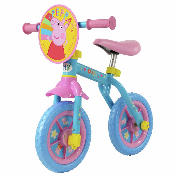 Peppa Pig 2-in-1 training bike 10 inch - British product
