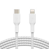 Belkin braided USB-C to Lightning cable 1m, UK version