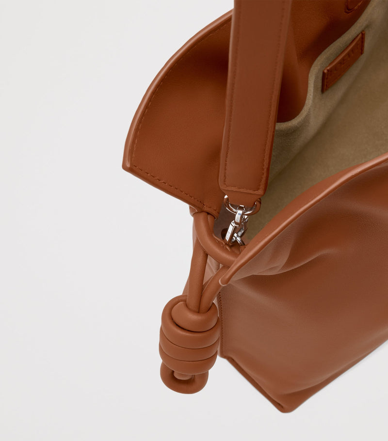 LOEWE medium leather flamenco clutch bag (British brand)