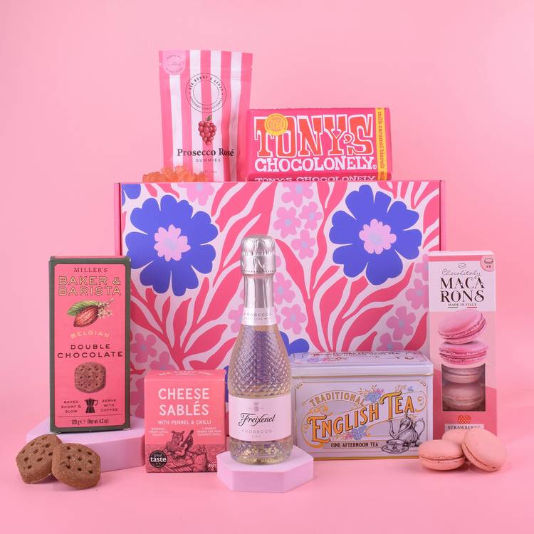 Spicers Of Hythe afternoon tea gift box with prosecco - British product