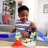 Disney and Pixar Cars Piston Cup speedway playset with Lightning McQueen, UK version