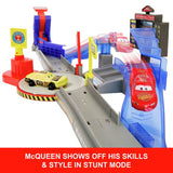 Disney and Pixar Cars Piston Cup speedway playset with Lightning McQueen, UK version