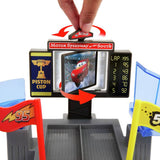 Disney and Pixar Cars Piston Cup speedway playset with Lightning McQueen, UK version