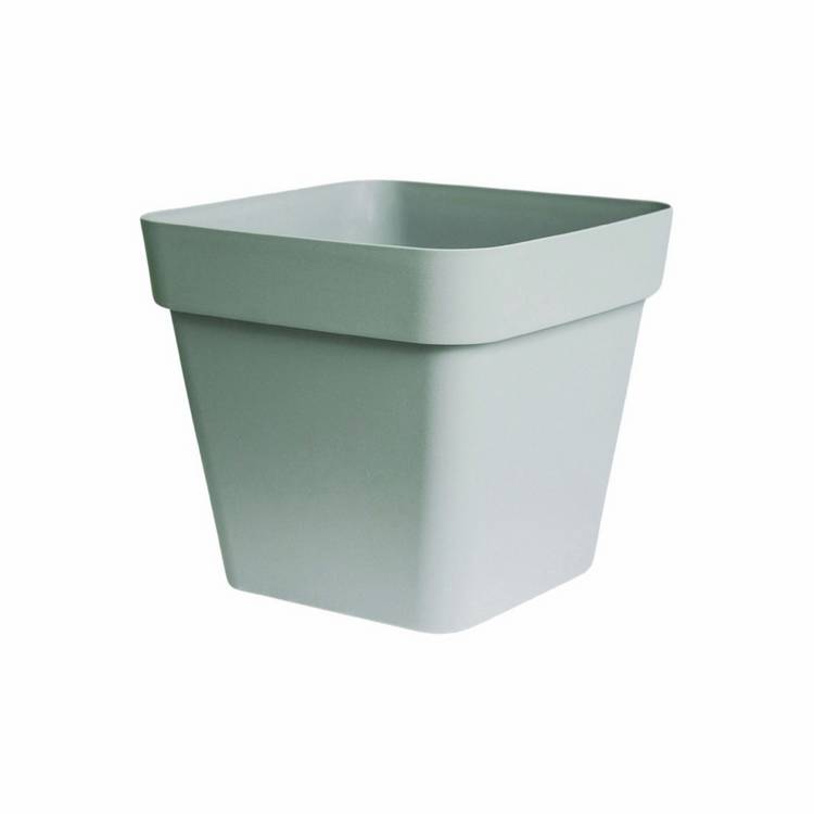 Ivyline Cleo square planter sage 40cm, imported from the UK
