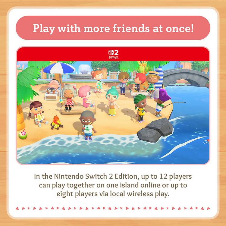 Animal Crossing New Horizons Nintendo Switch 2, UK version