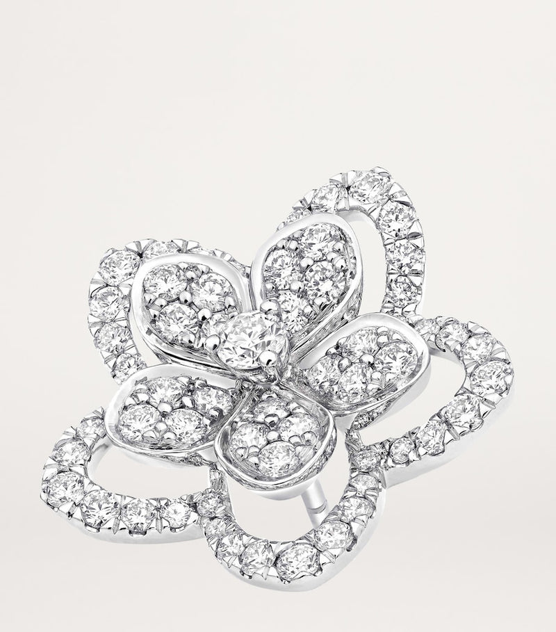 Graff Wild Flower diamond stud earrings - British product