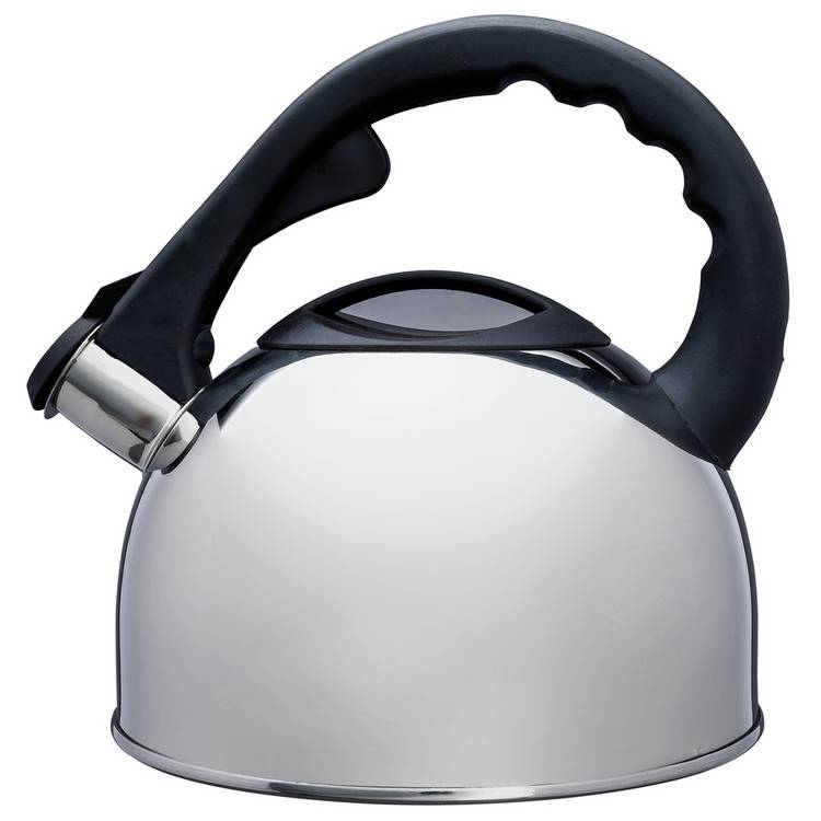 Argos Home stainless steel stove top kettle 1.6L, UK version