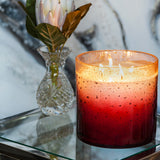 Torc 4 Wick Hand-blown Glass Fragranced Candle in 3 Colours