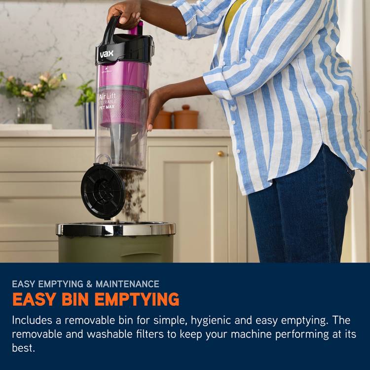 Vax upright vacuum cleaner Steerable Max Pet (British brand)