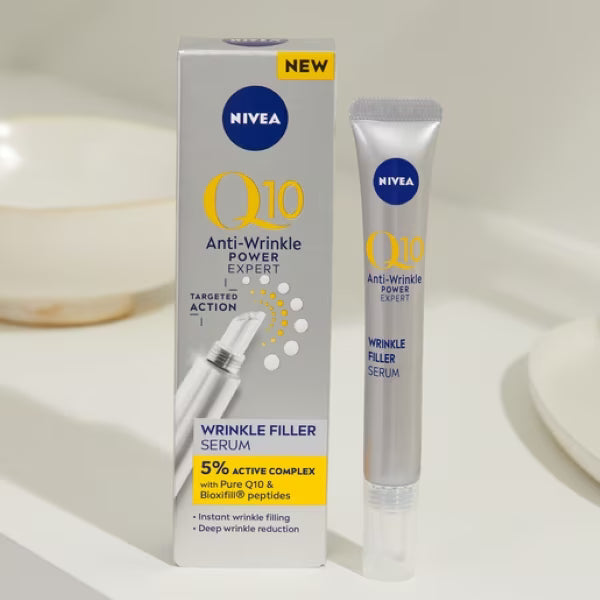 Nivea Q10 anti wrinkle filler serum 15ml, imported from the UK