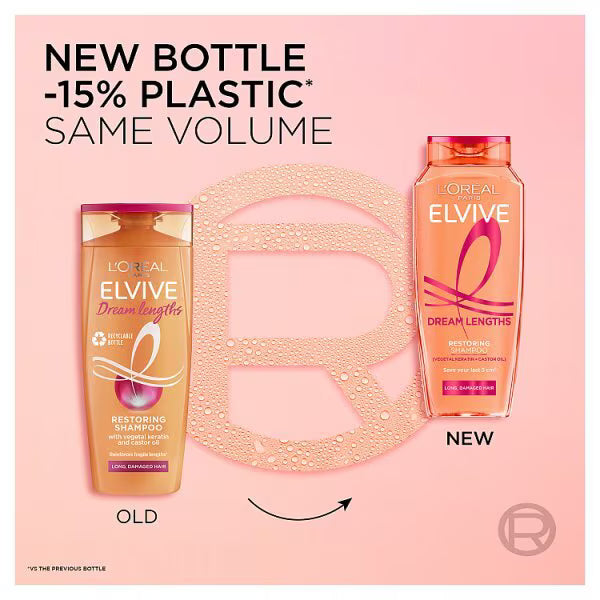 L'Oréal Paris Elvive Dream Lengths Shampoo 400ml, UK version