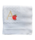 PAINT MY DREAMS Cotton 'A' Monogram Blanket (95cm x 95cm)
