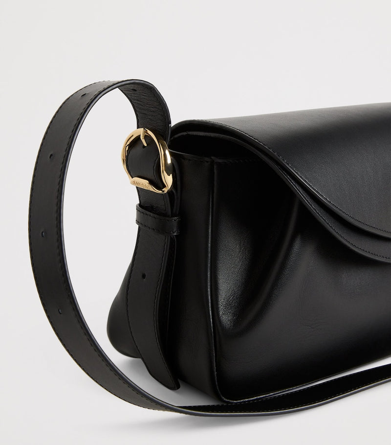 Sandro Paris Le Mambo shoulder bag in smooth leather, UK version