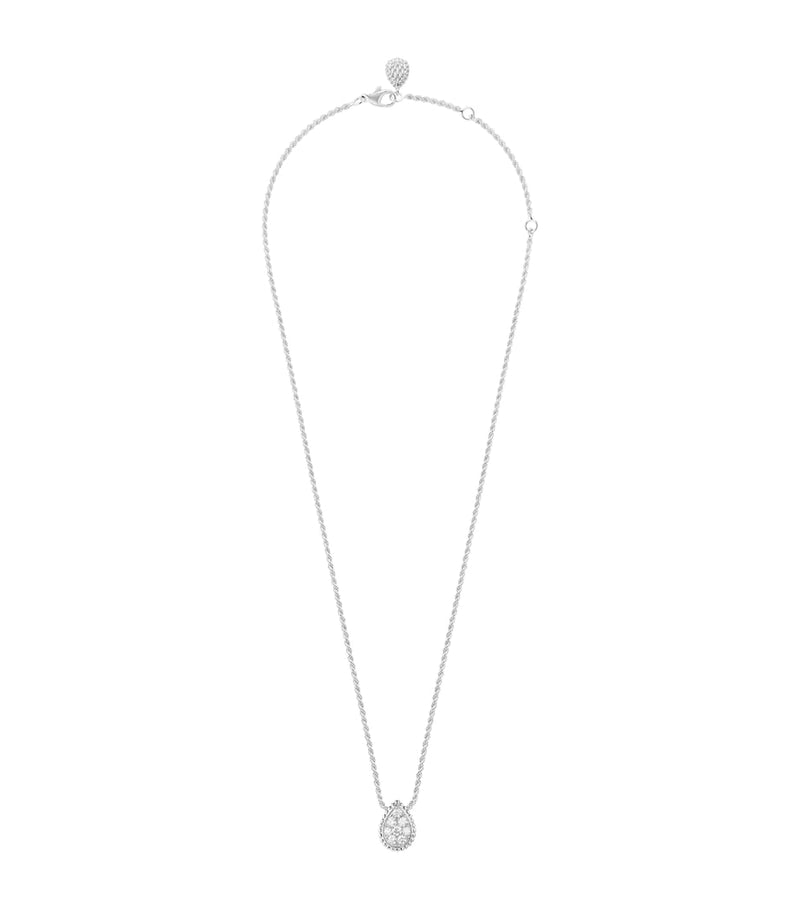 Boucheron Serpent Bohème white gold diamond pendant, imported from the UK