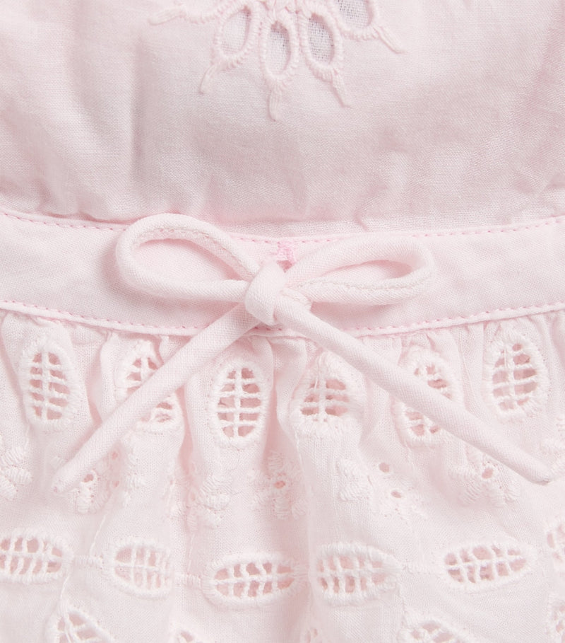Louise Misha cotton embroidered bucket hat for children, UK version