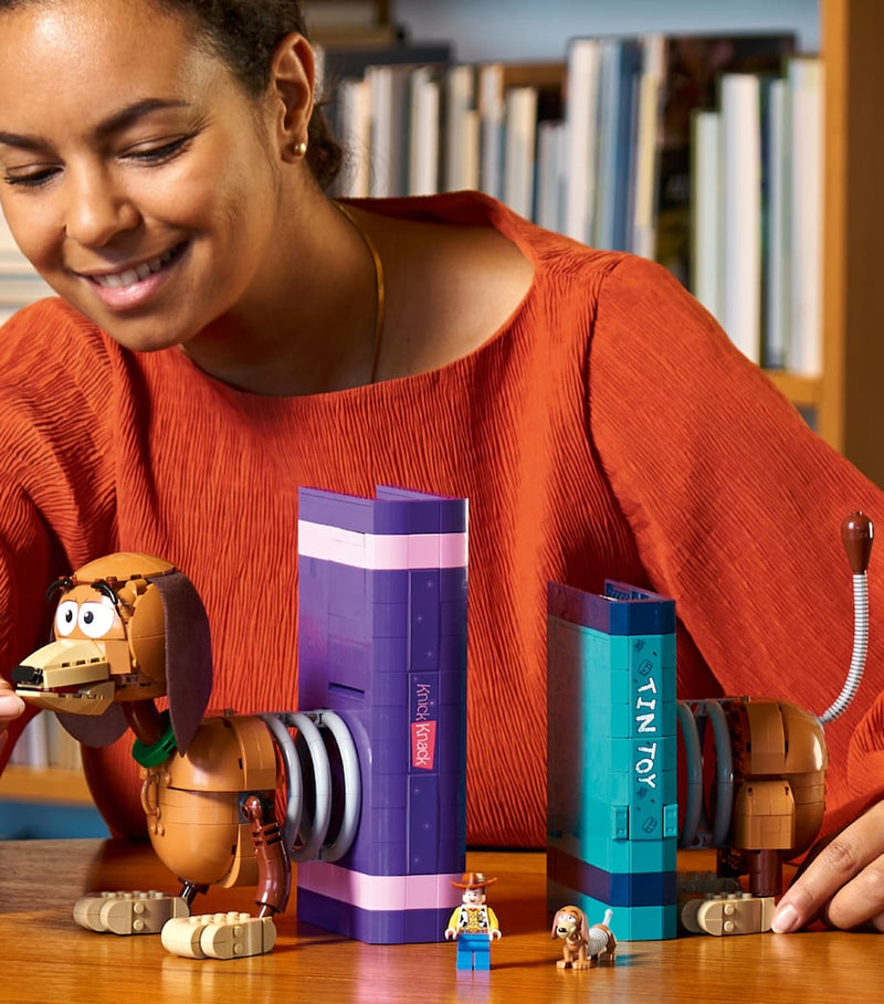 Lego Disney Toy Story Slinky Dog bookends (British brand)
