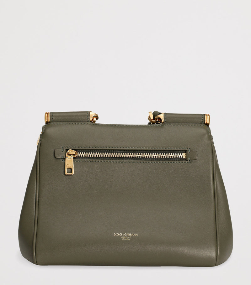 Dolce&Gabbana My Sicily calfskin top-handle bag, imported from the UK