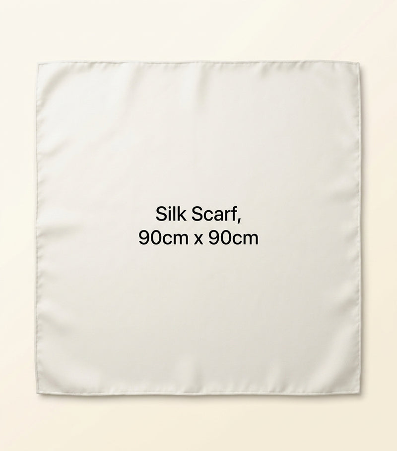 Givenchy silk square shawl with floral print - (British brand)