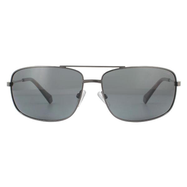 Polaroid grey polarized sunglasses stainless steel - British product