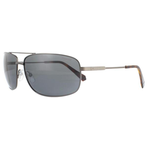 Polaroid grey polarized sunglasses stainless steel - British product