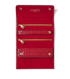 Aspinal of London leather jewellery roll, UK version