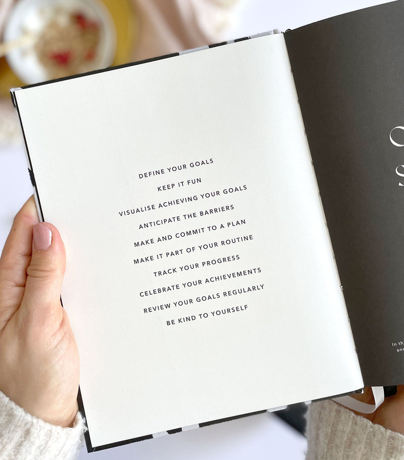 Blush and Gold Fitness Meal Planner - British product