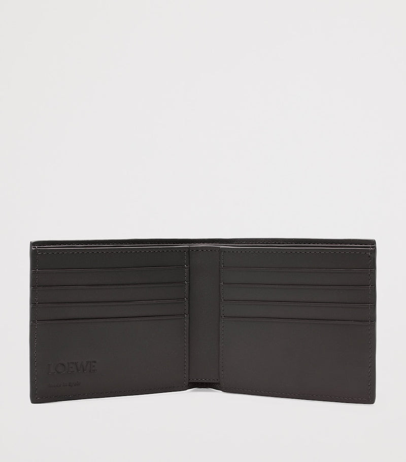 LOEWE leather bifold wallet with 8 card slots (British brand)