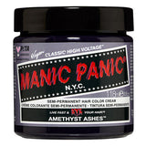 Superdrug Manic Panic High Voltage Hair Dye Amethyst Ashes 118ml- Buy online at McGrocer