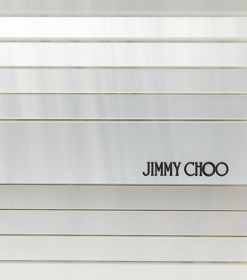 Jimmy Choo mother-of-pearl Sweetie clutch bag, imported from the UK