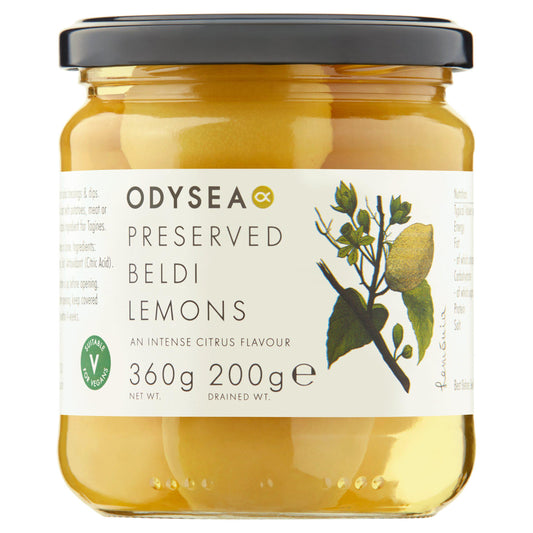 Odysea Preserved Beldi Lemons 360g (200g*) Fruit Sainsburys   