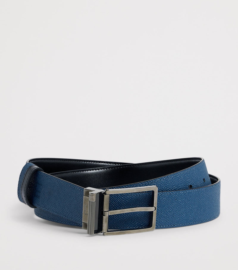 Dunhill leather reversible belt 3.5cm, imported from the UK