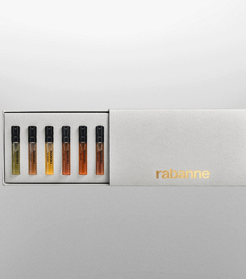 Rabanne fragrance discovery set eight 2ml samples (British brand)