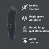Loving Joy Mini G-Spot Vibrator Black (British brand)