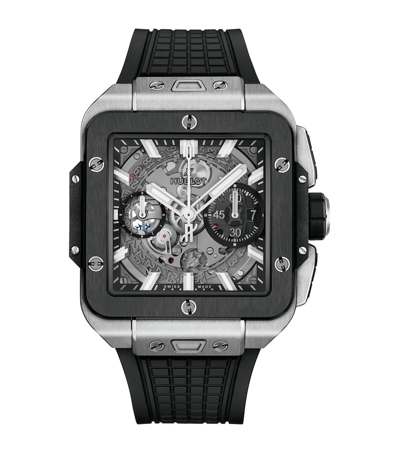 Hublot Square Bang Unico titanium ceramic watch 42mm - British product