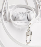 Talel small triangle leather handbag, imported from the UK