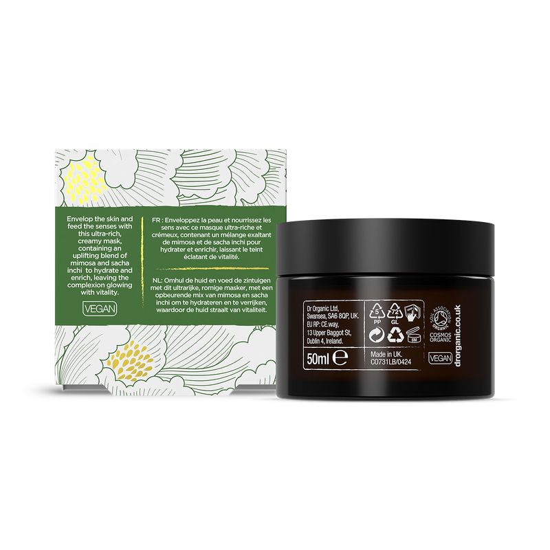 Dr Organic Evoke Joy Revery face mask 50ml - British product