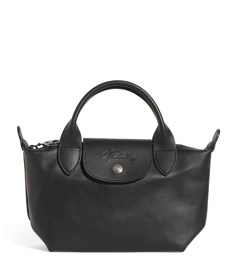 Longchamp Extra-Small Le Pliage Xtra Leather Handbag, imported from the UK