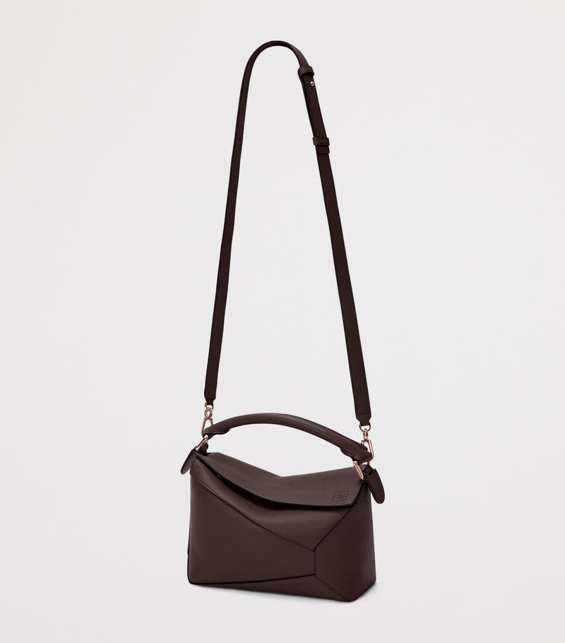 LOEWE small leather Puzzle Edge top-handle bag (British brand)