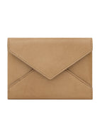 Saint Laurent Leather Letter Flap Card Holder 7x10cm - British product