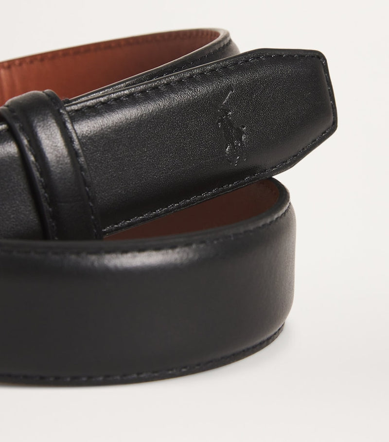 Ralph Lauren Kids leather Polo Pony belt 3.5cm (British brand)