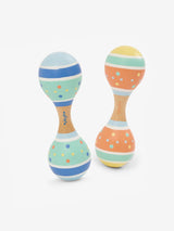 Next JoJo Maman Bébé Pastel 2 Pack Maracas Baby Musical Toy 14.5cm- Buy online at McGrocer