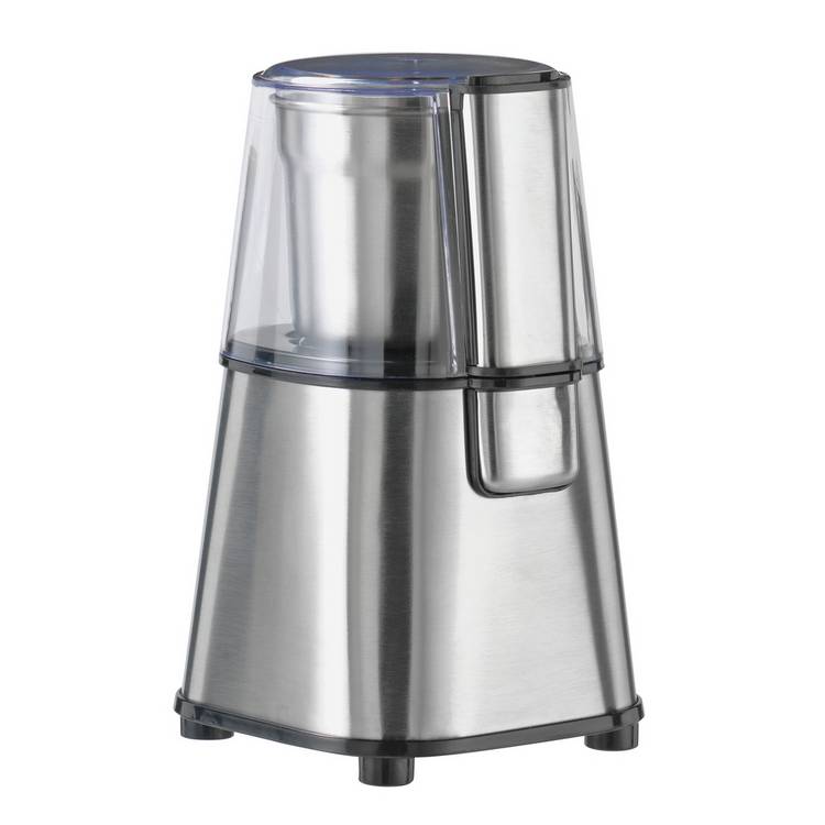 Cookworks coffee and herb grinder stainless steel, imported from the UK