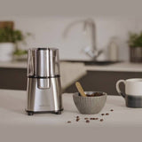 Cookworks coffee and herb grinder stainless steel, imported from the UK