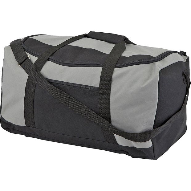 Grey Small Soft Holdall 38 litre travel bag, imported from the UK