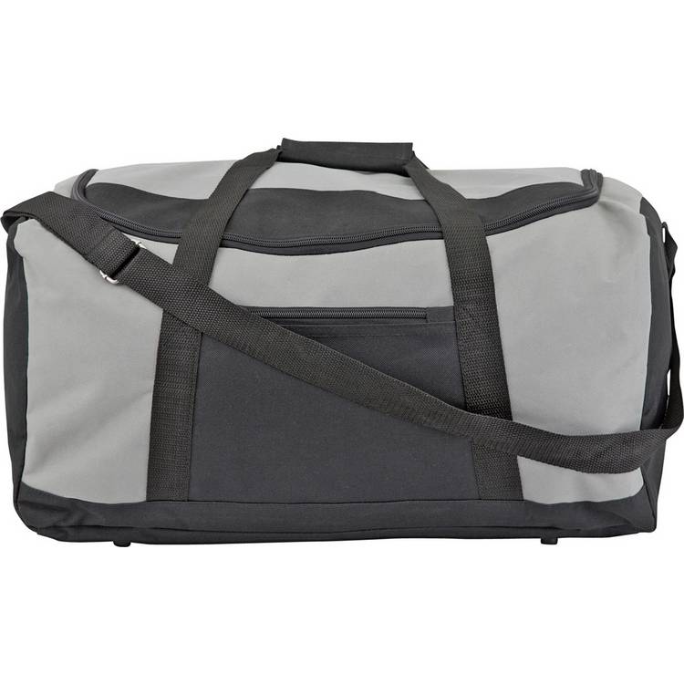 Grey Small Soft Holdall 38 litre travel bag, imported from the UK