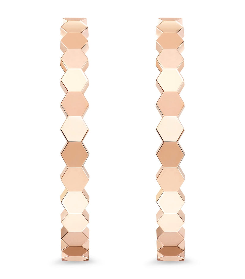 Chaumet Bee de Chaumet hoop earrings in rose gold - British product