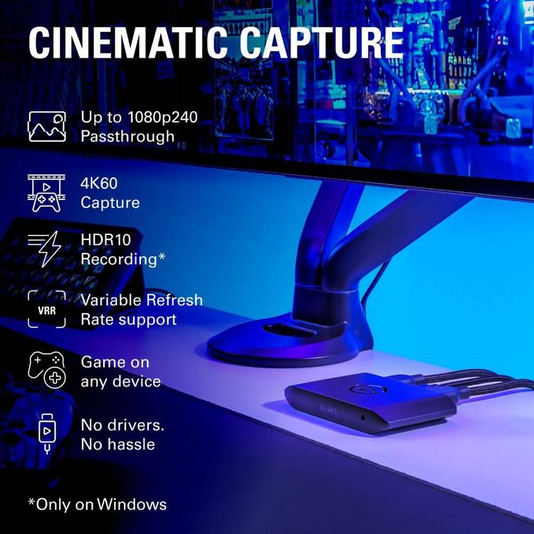 Elgato 4K S external game capture - British product