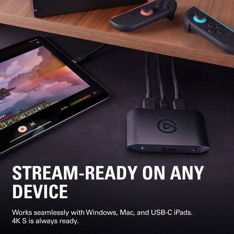 Elgato 4K S external game capture - British product