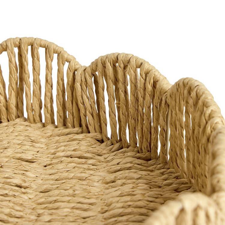 Argos Home woven tray natural 35cm - British product