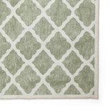 Think Rugs flatweave rug coral green 76x150cm, imported from the UK